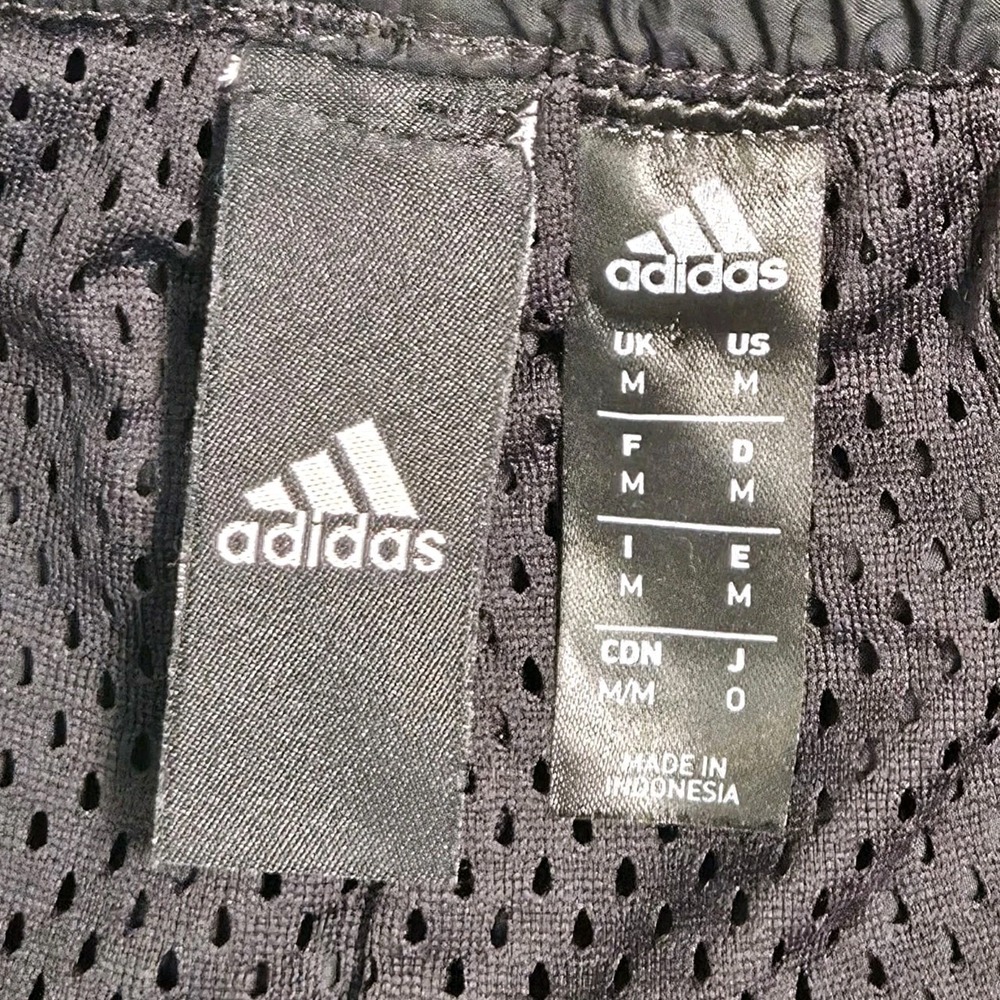 Adidas NASA Space Race Men's Medium Windbreaker Training Tech Cuff Ankle Black - Picture 9 of 15